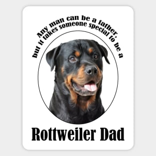 Rottweiler Dad Sticker